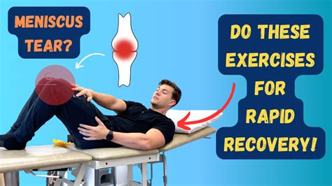 meniscus tear exercises nhs